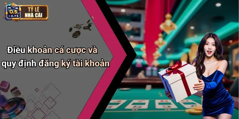 Điều khoản cá cược và quy định đăng ký tài khoản