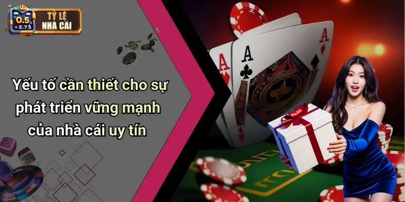 Yếu tố cần thiết cho sự phát triển vững mạnh của nhà cái uy tín