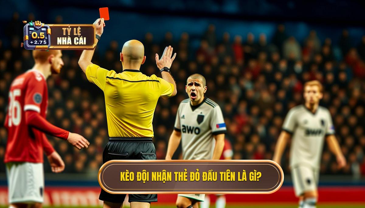 Kèo cược đội nhận thẻ đỏ đầu tiên là gì_