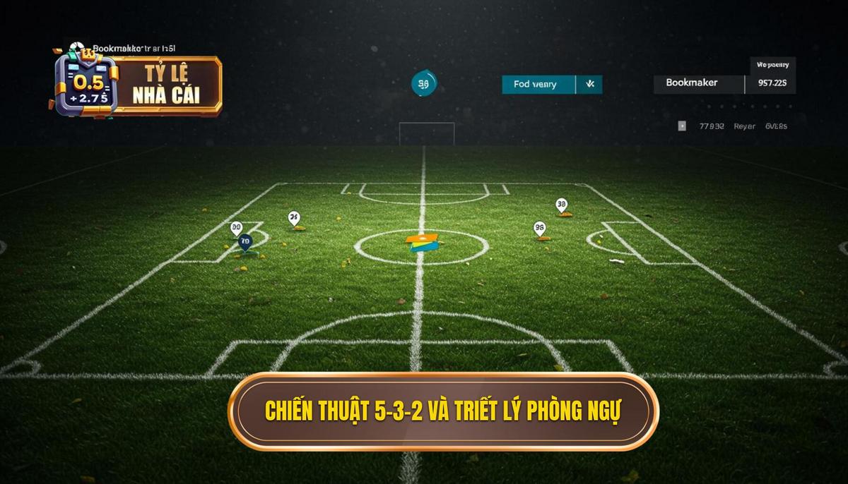 1. Tổng quan về Chiến thuật 5-3-2 và triết lý phòng ngự