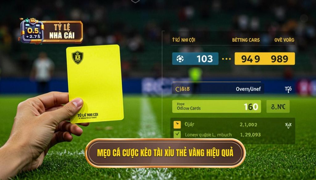 Mẹo cá cược kèo tài xỉu thẻ vàng hiệu quả