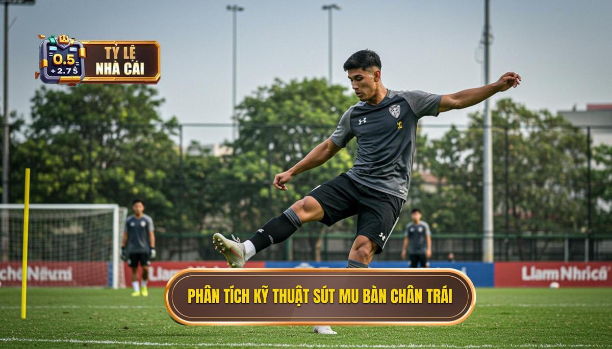 Phân tích Cấu trúc Kỹ thuật sút bóng bằng mu bàn chân trái