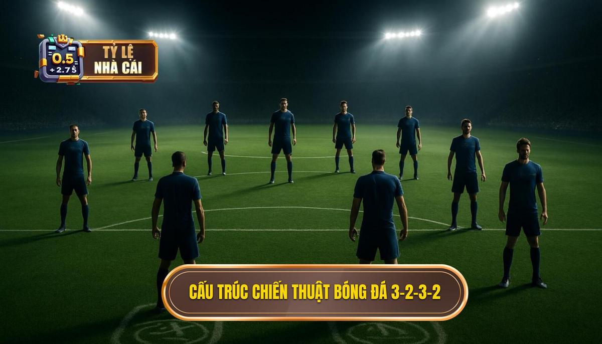 Cấu trúc nền tảng của Chiến thuật bóng đá 3-2-3-2