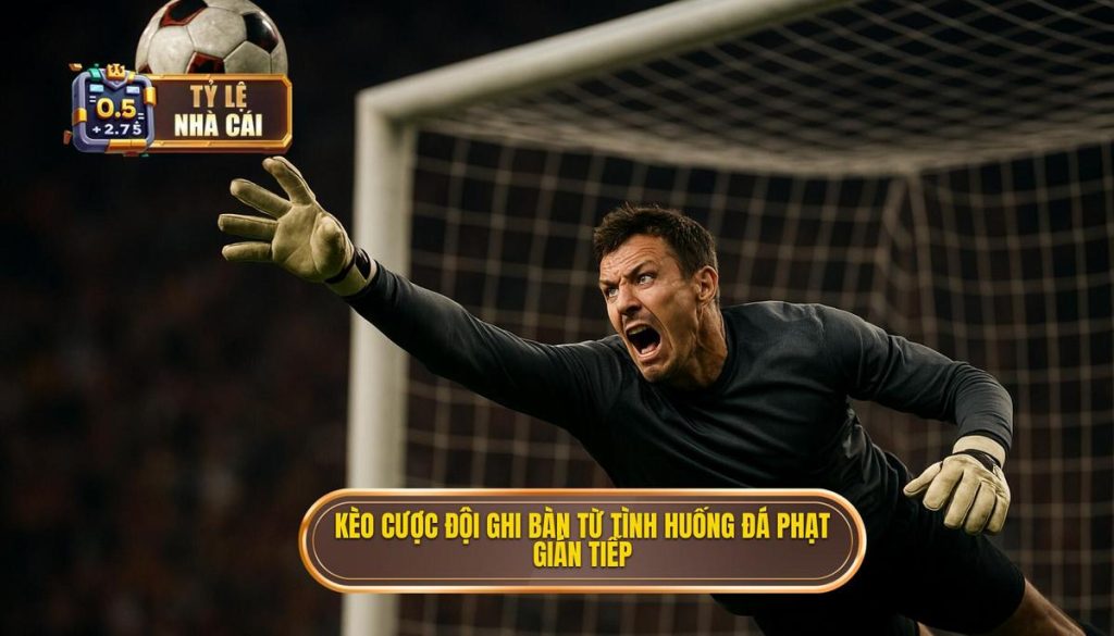 Kèo cược đội ghi bàn từ tình huống đá phạt gián tiếp