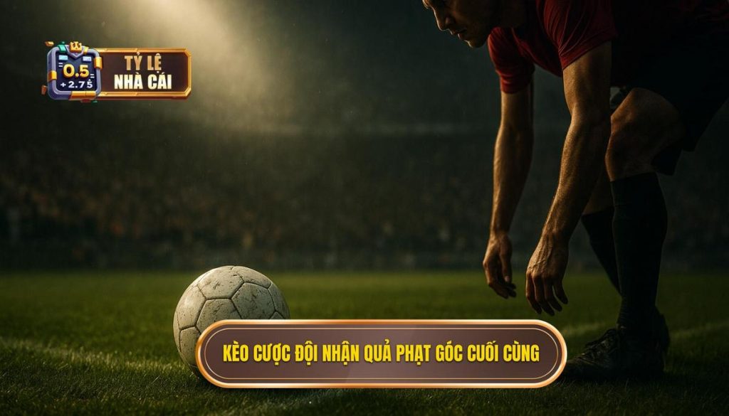 Kèo cược đội nhận quả phạt góc cuối cùng