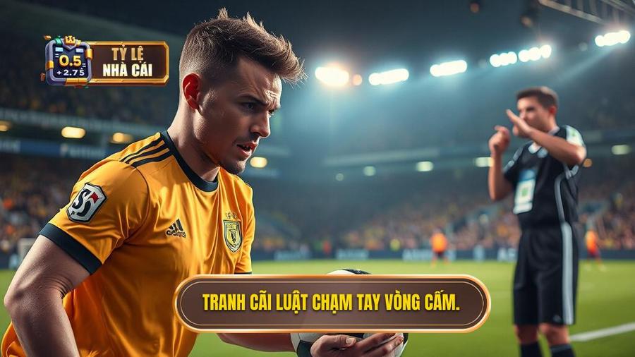 1. Tranh cãi luật chạm tay vòng cấm.