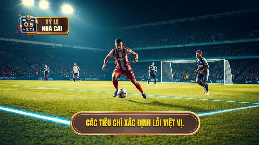 2. Các tiêu chí xác định lỗi việt vị.