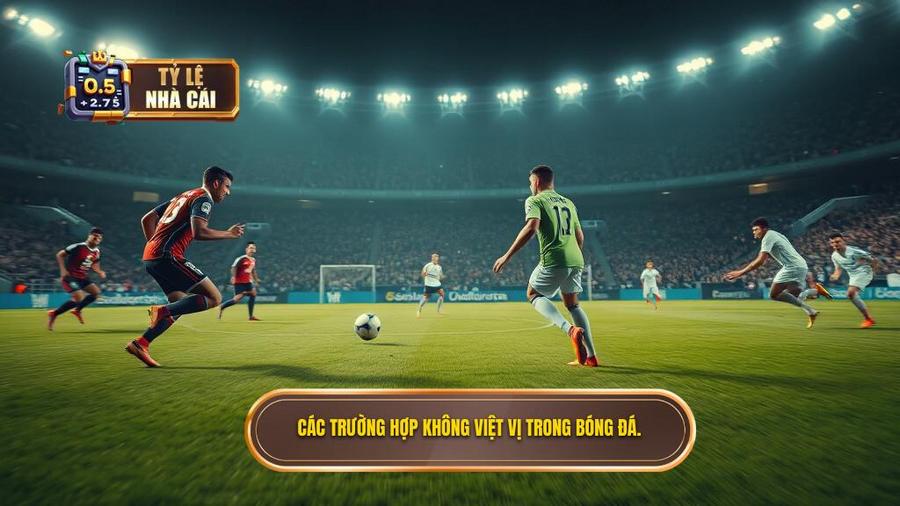 2. Các trường hợp không việt vị trong bóng đá.