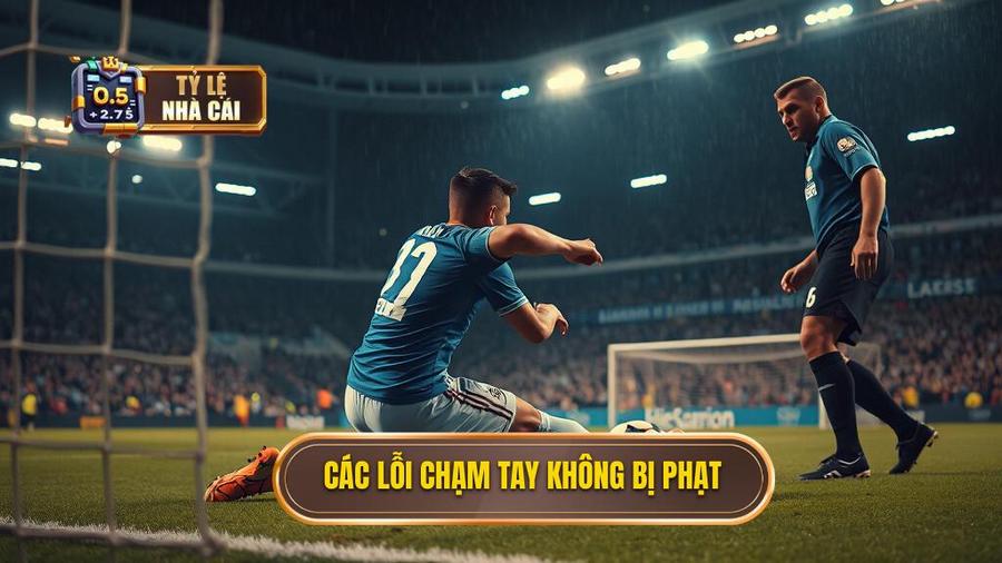 3. Các lỗi chạm tay không bị phạt
