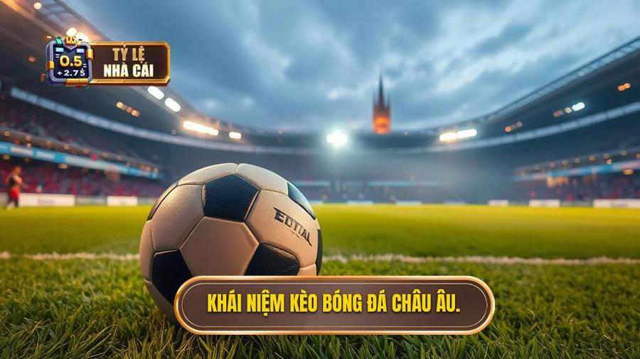 Khái niệm kèo bóng đá Châu Âu.