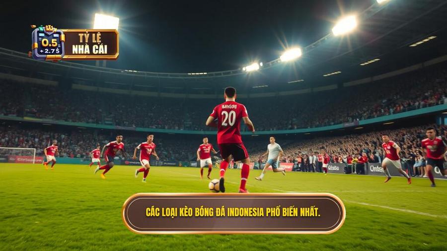 Các loại kèo bóng đá Indonesia phổ biến nhất.