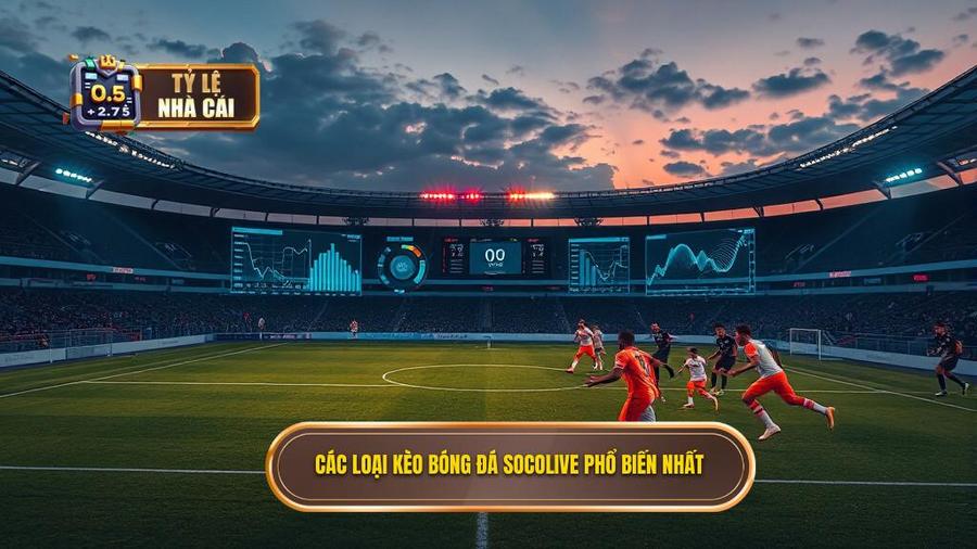  Các loại kèo bóng đá Socolive phổ biến nhất