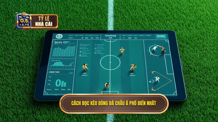 Cách đọc kèo bóng đá Châu Á phổ biến nhất