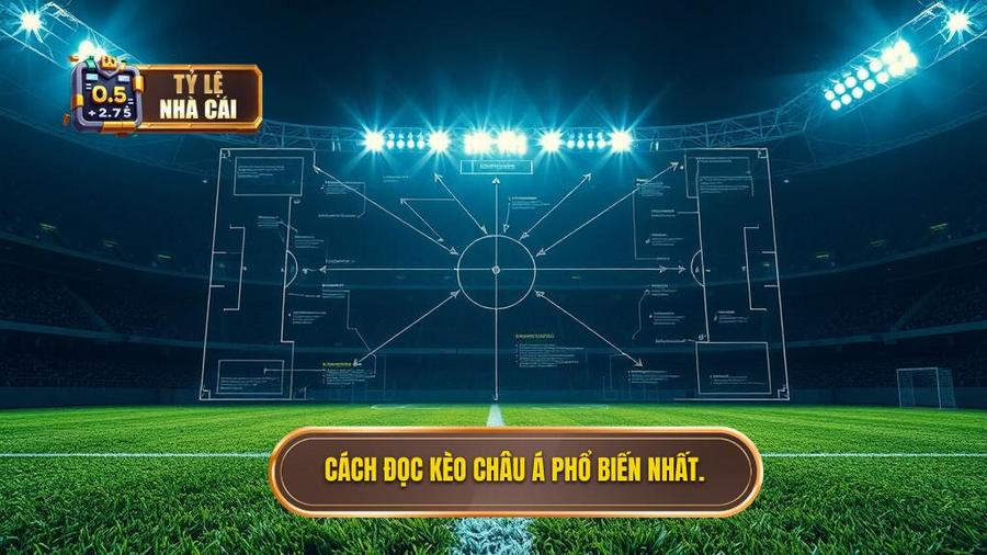 2. Cách đọc kèo châu Á phổ biến nhất. Cách đọc kèo châu Á phổ biến nhất