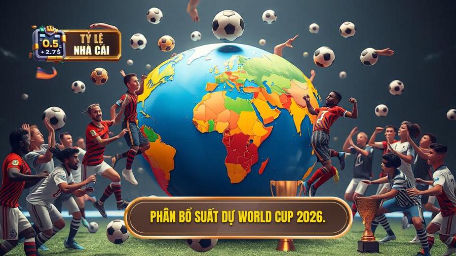 3. Phân bổ suất dự World Cup 2026. Phân bổ suất dự World Cup 2026