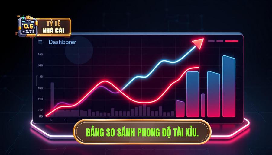 3. Bảng so sánh phong độ Tài Xỉu. Bảng so sánh phong độ Tài Xỉu