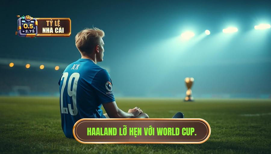 Haaland lỡ hẹn với World Cup