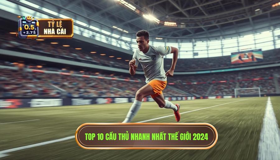 Top 10 cầu thủ nhanh nhất thế giới 2024